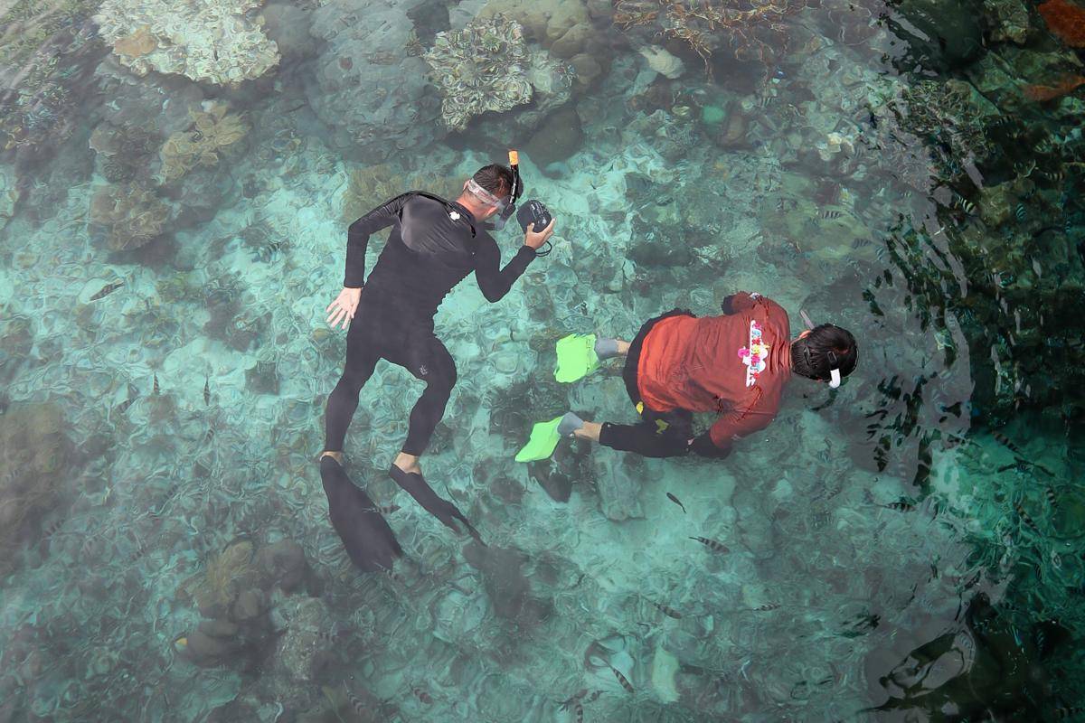 snorkeling di Raja Ampat (dok.pribadi/Natalia Indah)